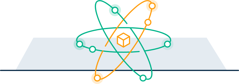 cube in atom form